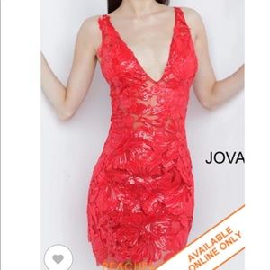 Brand new red jovani dress